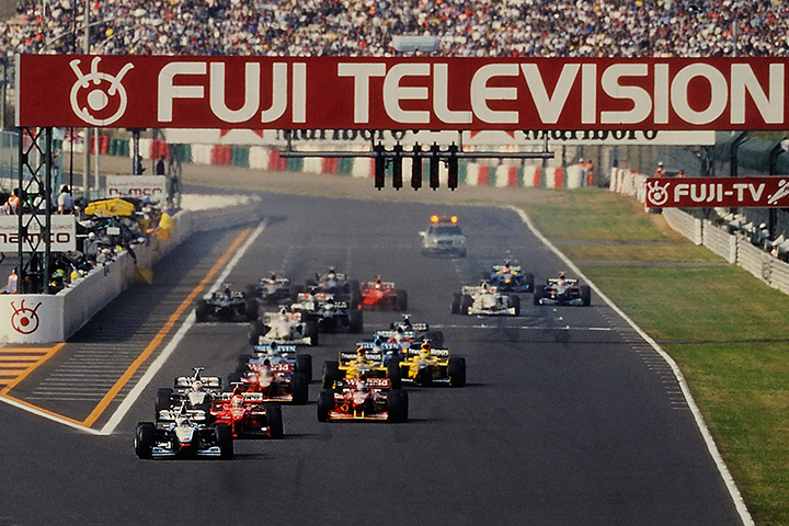 La partenza del GP del Giappone 1998