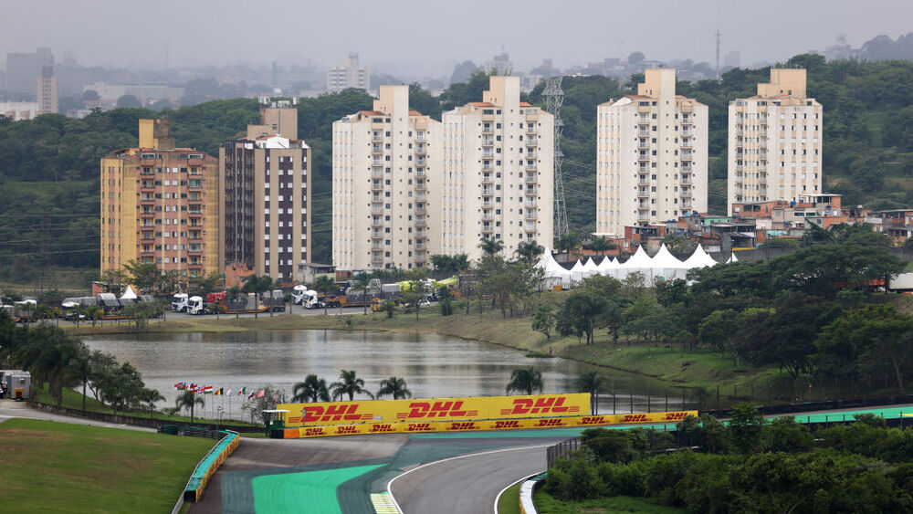 Una vista del Circuito di Interlagos