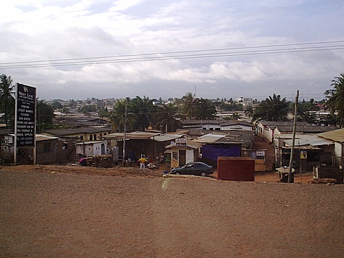 La periferia di Accra