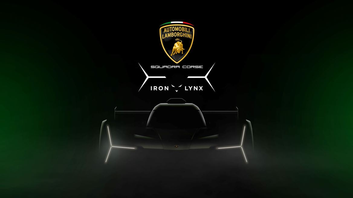 La Lamborghini LMDh ancora celata dall'oscurità