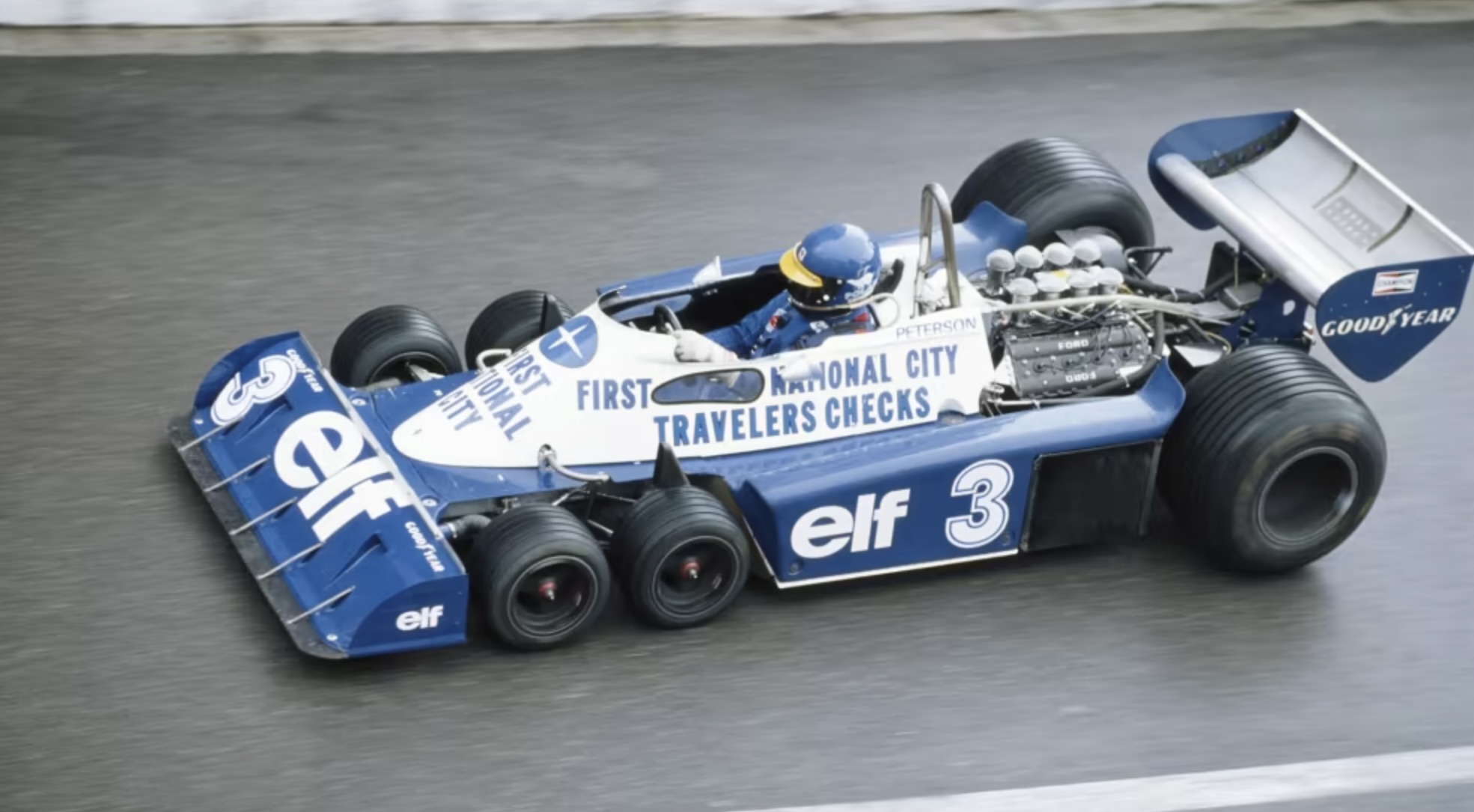 La Tyrrell P34 a sei ruote