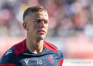 Jesper Karlsson, uno dei giocatori del Bologna in prestito (@Damiano Fiorentini)
