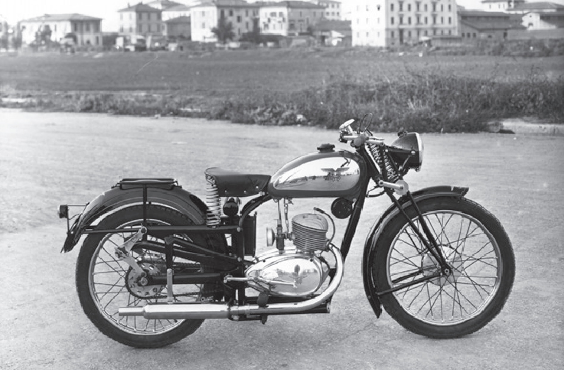 La Moto C.M 125, uno dei primi modelli prodotti nel Dopoguerra