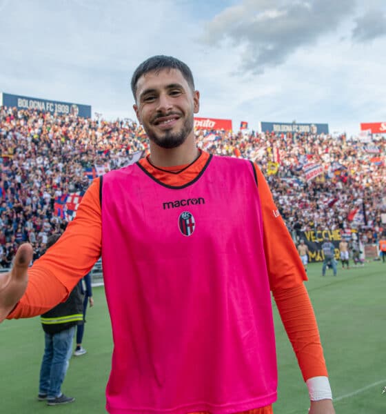 Federico Ravaglia, portiere Bologna (© Damiano Fiorentini per 1000 Cuori Rossoblù)