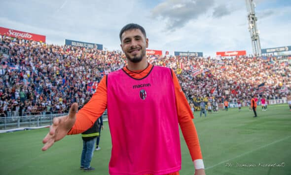 Federico Ravaglia, portiere Bologna (© Damiano Fiorentini per 1000 Cuori Rossoblù)