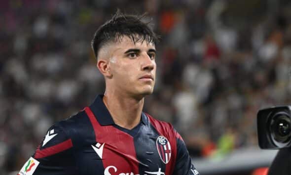 Tommaso Corazza è uno dei giocatori rossoblù in prestito (©Bologna FC 1909)