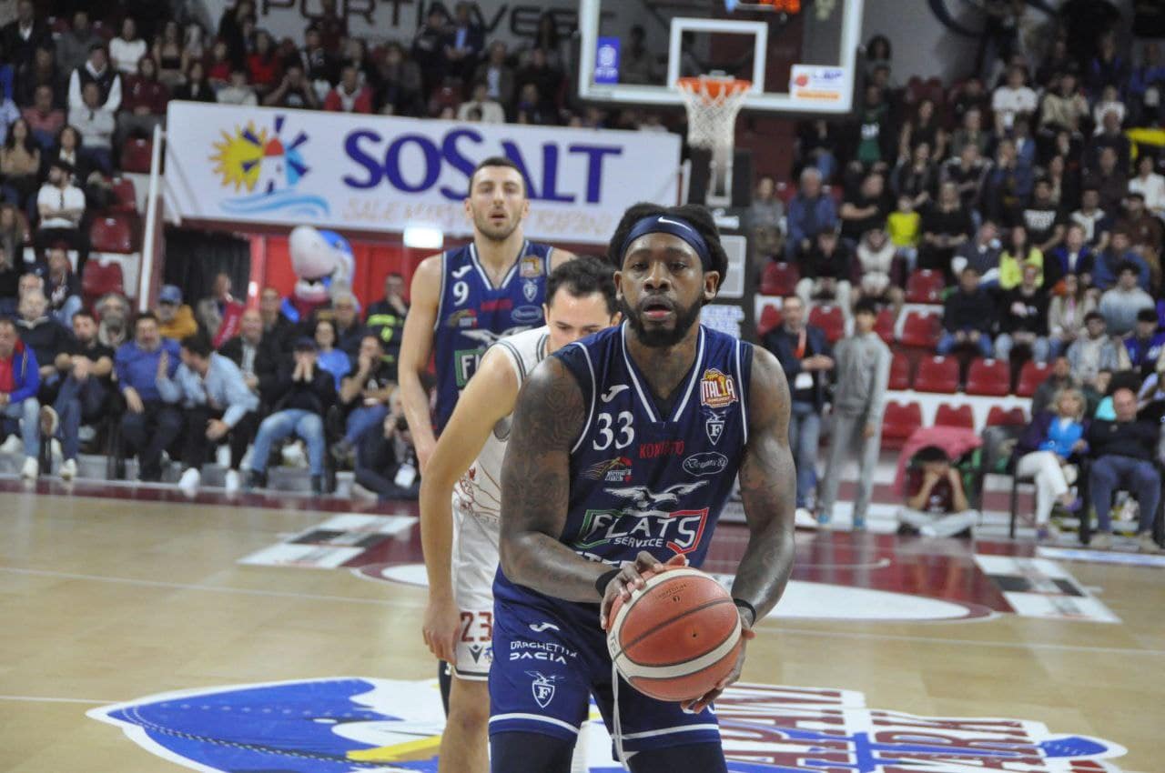 Deshawn Freeman in Trapani - Fortitudo (©Mauro Donati - Fortitudo Flats Service Bologna)