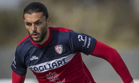Alberto Dossena, difensore del Cagliari, obiettivo del Bologna