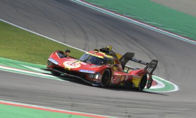 La Ferrari #50 del WEC a Imola nelle qualifiche del WEC