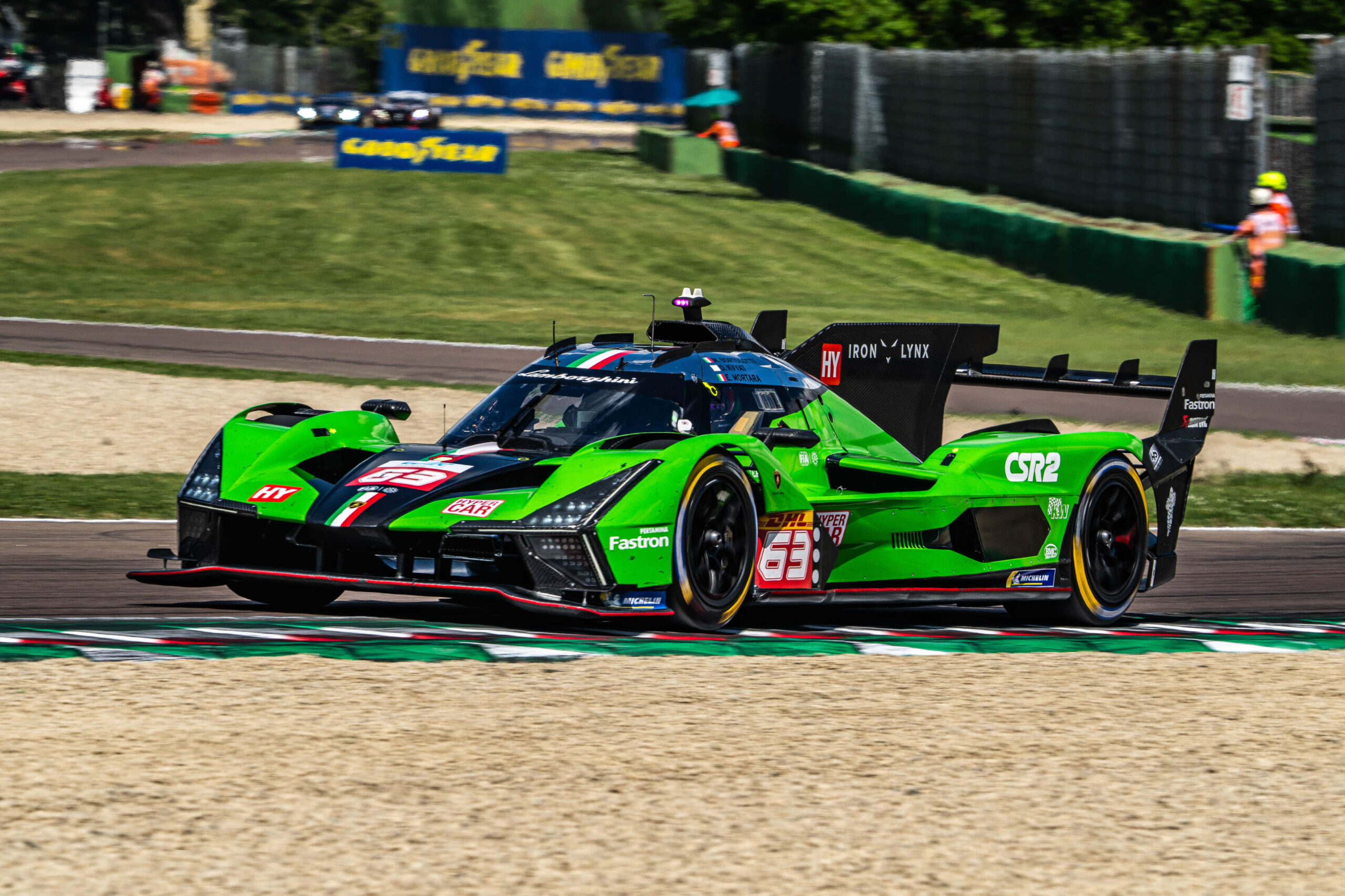 La Lamborghini SC63 durante la 6 Ore di Imola