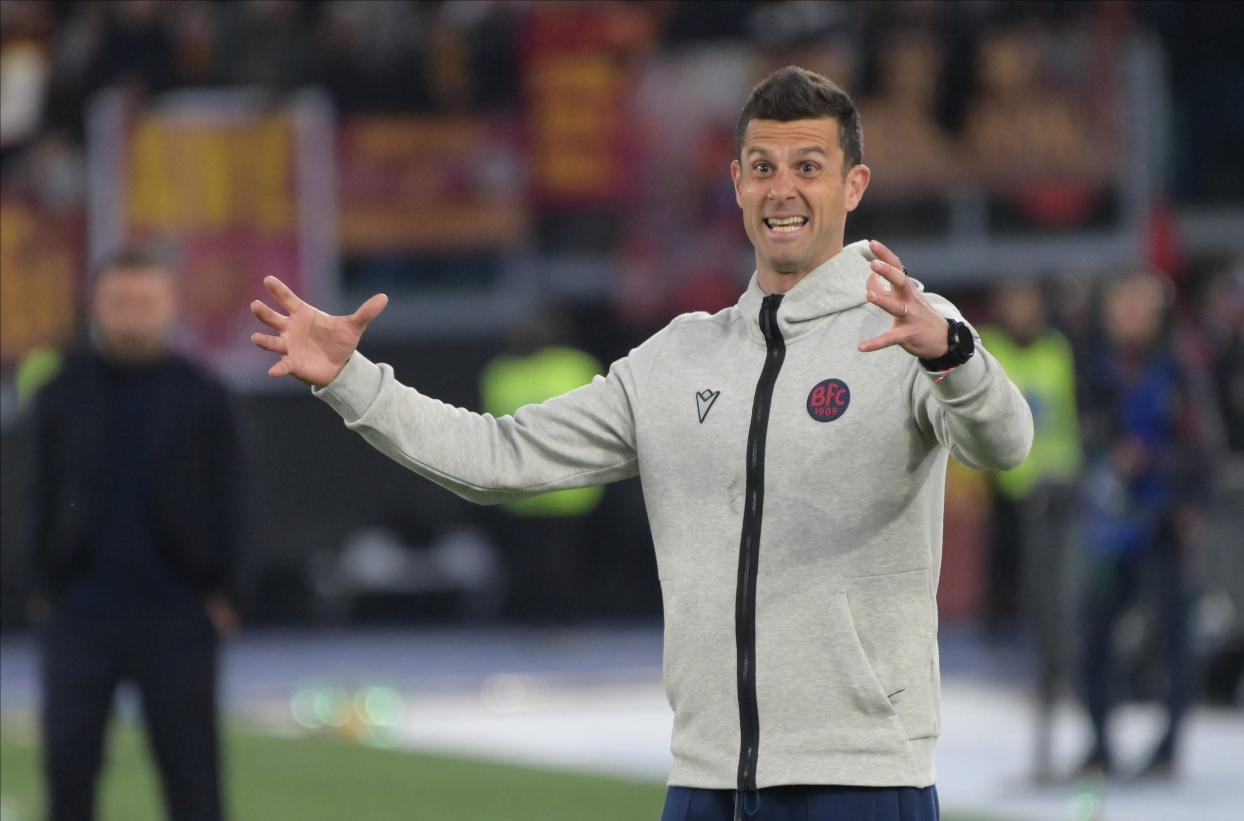 Thiago Motta durante Roma-Bologna