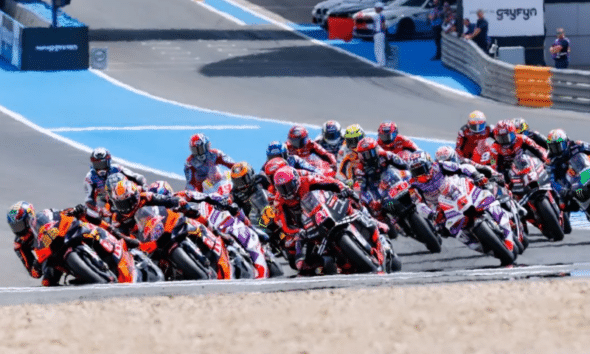 La partenza del Gran Premio di MotoGp a Jerez nel 2023