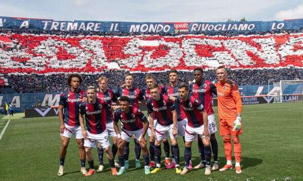 La squadra prima di Bologna - Udinese, serie A 23/24 a Fort Dall'Ara( © Damiano Fiorentini)-