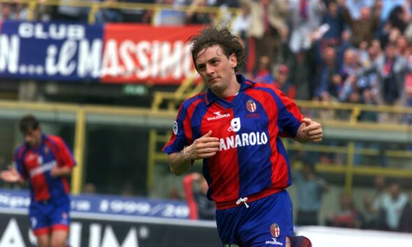 Giuseppe Signori parla nel prepartita della Finale di Coppa Italia