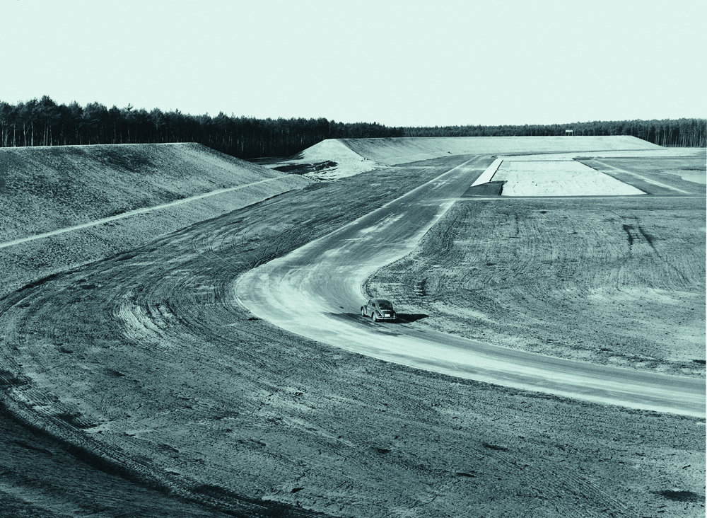 La costruzione del Motodrom dell'Hockenheimring, 1965