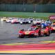 Le fasi iniziali della 6 Ore di Spa 2023, con le Ferrari in testa (© FIA WEC)