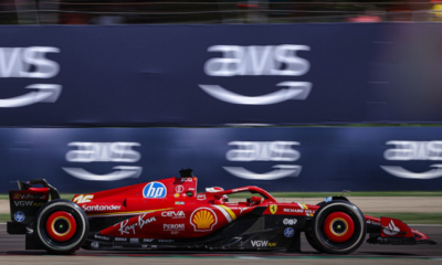 Charles Leclerc in azione durante il Gran Premio di Imola 2024