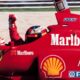 Michael Schumacher alla guida della F310 del 1996