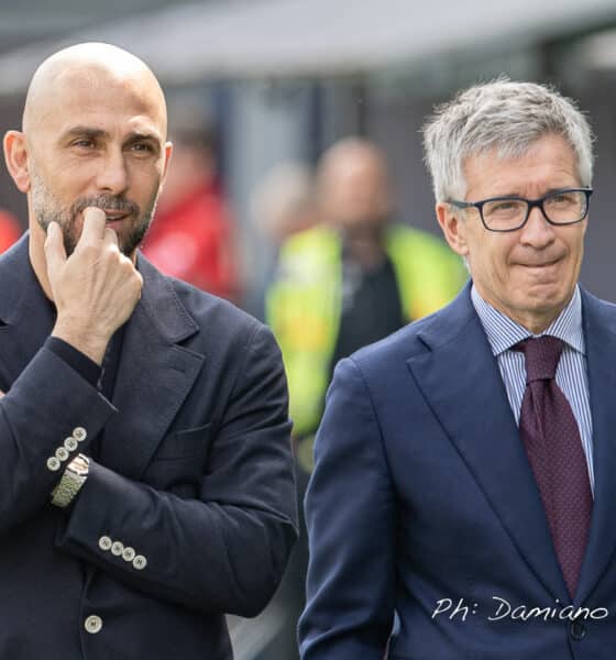 Marco Di Vaio e Claudio Fenucci in attesa di Italiano