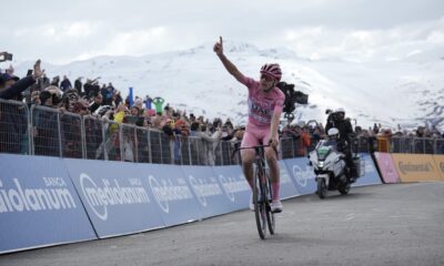Tadej Pogacar vince la 15^ tappa del Giro d’Italia