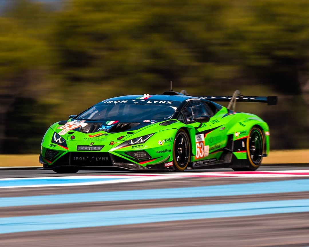 Lamborghini #63 durante la 4H dell'ELMS a Le Castellet