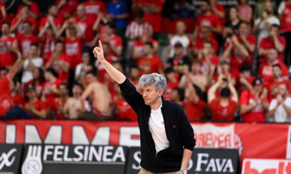 Coach Matteo Mecacci alla vigilia di Agrigento - Cento