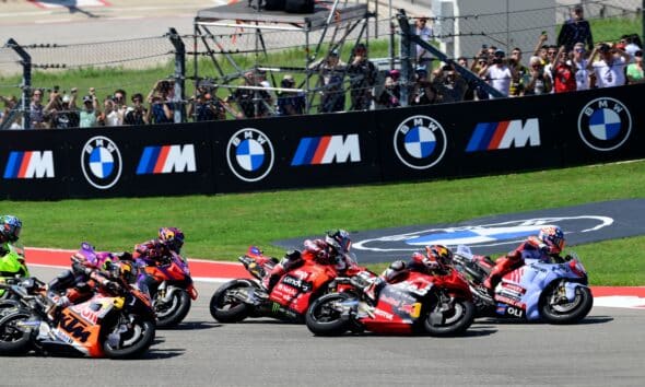 La partenza della MotoGP ad Austin, Texas