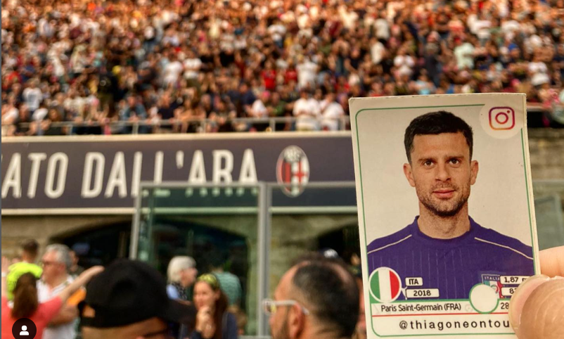 La figurina di Thiago Motta al Dall'Ara