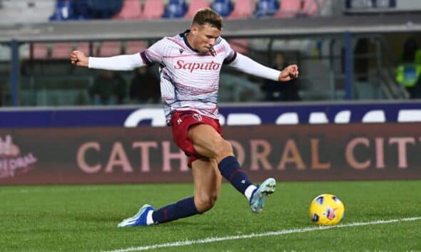 Van Hooijdonk, di proprietà del Bologna ora al Noriwch (© Bologna Fc 1909)