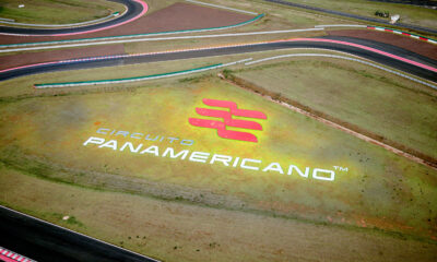 Vista aerea del Circuito Panamericano di Elias Fausto, Brasile.