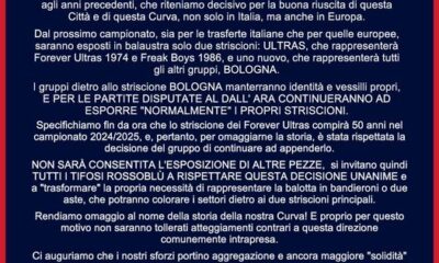 Testo Curva Andrea Costa