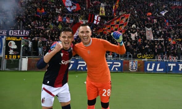 Urbanski e Skorupski, due dei Nazionali Rossoblù (©Bologna FC 1909)