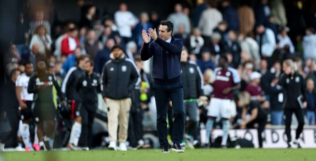 Il tecnico dell'Aston Villa, Unai Emery