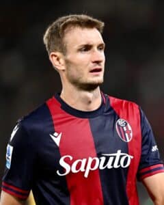 Posch, uno dei giocatori rossoblù in prestito (©Bologna FC 1909)