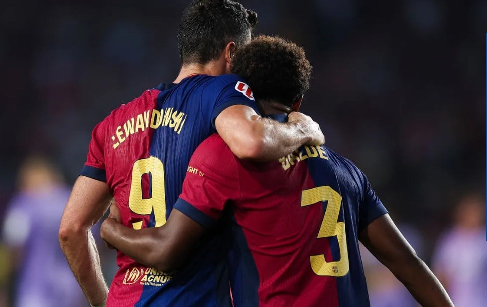 Robert Lewandowski non ha perso il vizio del gol neanche a Barcellona