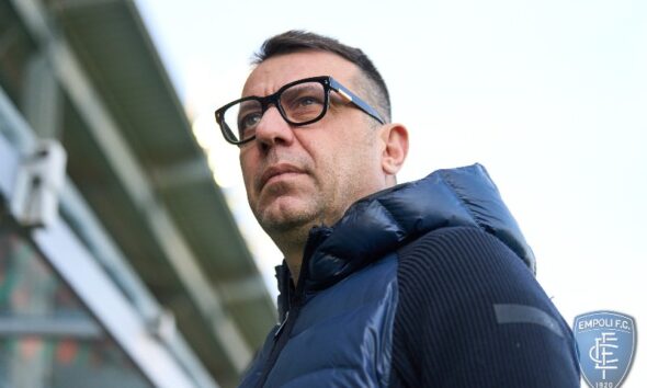 Roberto D'Aversa, allenatore dell'Empoli.