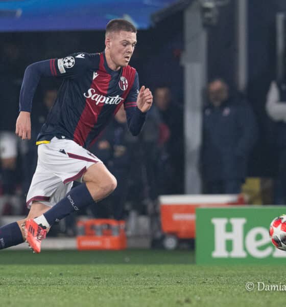 Emil Holm in Bologna-Borussia Dortmund