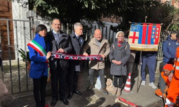 I protagonisiti della commemorazione per Arpad Weisz