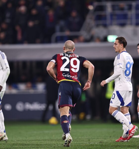 Lorenzo De Silvestri in Bologna- Como (© Bologna FC 1909)