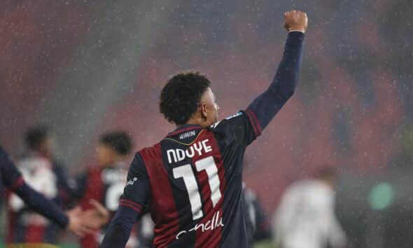 Dan Ndoye, protagonista di Bologna-Venezia 3-0 (© Bologna FC 1909)