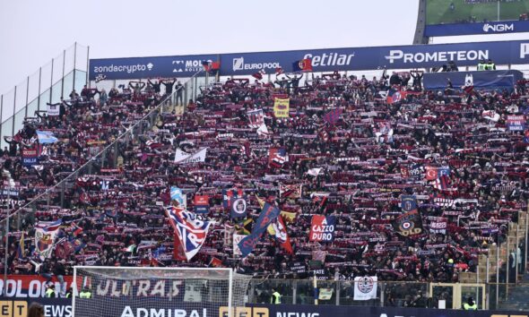Tifosi del Bologna in quel di Parma (© Bologna FC 1909)