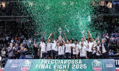 Trento alza la coppa (©MarcoBrondi // CIAMILLO-CASTORIA) pagelle Coppa Italia