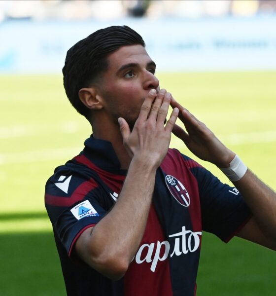 Oussama El Azzouzi, uno dei giocatori rossoblù in prestito (©Bologna FC 1909)