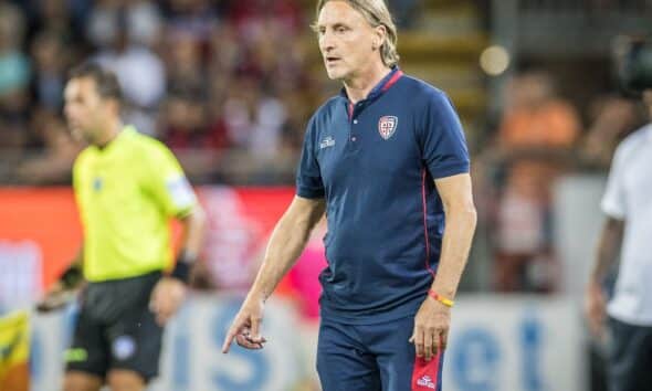 Davide Nicola, durante Cagliari-Parma