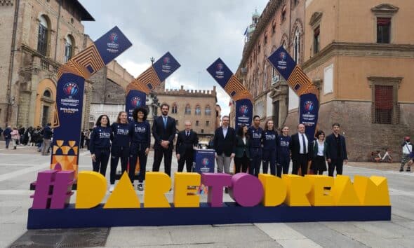 La presentazione in SalaBorsa a 100 giorni da EuroBasket Women 2025 di Bologna (©Eugenio Fontana x 1000CuoriRossoblù)