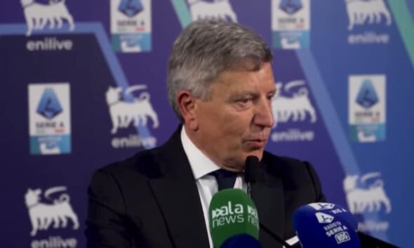 Ezio Maria Simonelli, presidente della Lega Serie A parla della Supercoppa Italiana