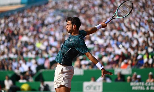 Lorenzo Musetti (© Montecarlo Tennis Masters)