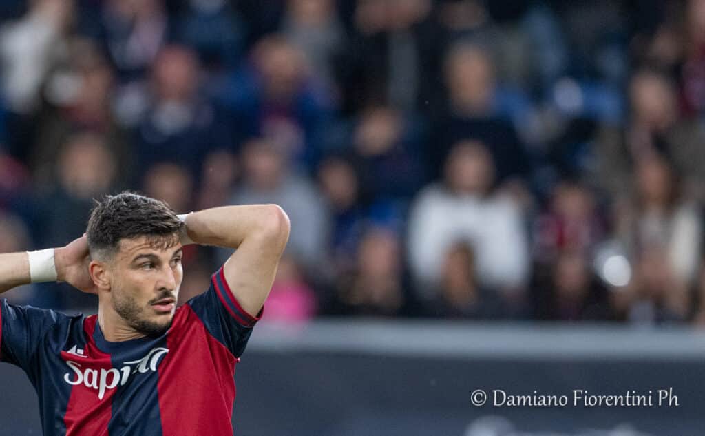 Riccardo Orsolini in Bologna-Inter (1-0)