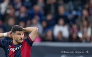 Riccardo Orsolini in Bologna-Inter (1-0)