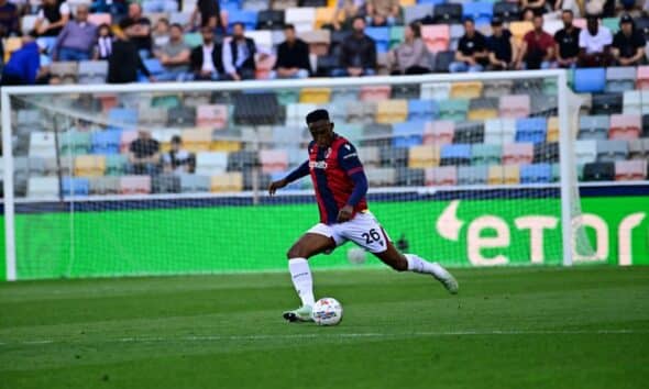 Il futuro di Jhon Lucumí si incrocia con quello di Alderete? (©Bologna FC 1909)